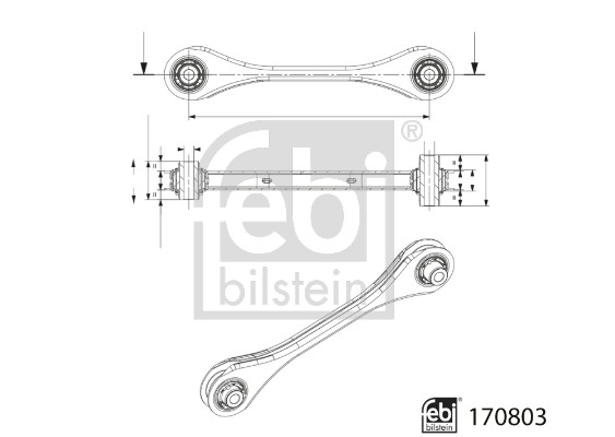 Brat suspensie roata FEBI BILSTEIN 170803