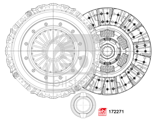 Kit ambreiaj FEBI BILSTEIN 172271