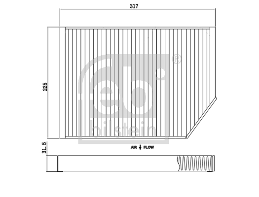 Filtru polen FEBI BILSTEIN 174437