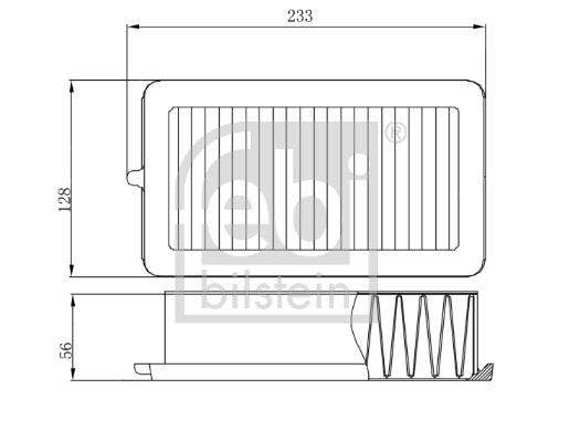 Filtru aer FEBI BILSTEIN 174597