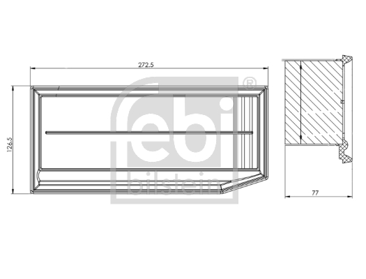 Filtru aer FEBI BILSTEIN 174599