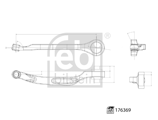 Brat suspensie roata FEBI BILSTEIN 176369