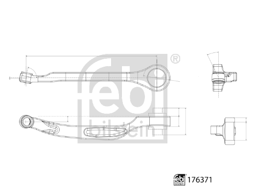 Brat suspensie roata FEBI BILSTEIN 176371