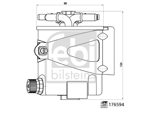 Filtru combustibil FEBI BILSTEIN 176594