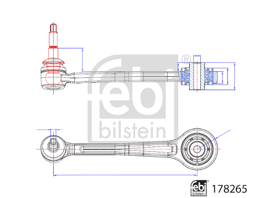 Brat suspensie roata FEBI BILSTEIN 178265