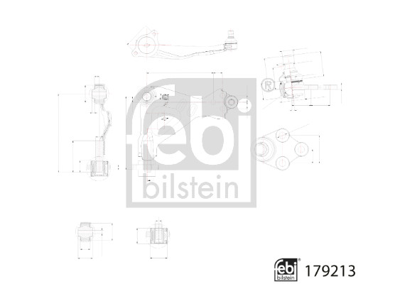 Brat suspensie roata FEBI BILSTEIN 179213
