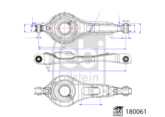 Brat suspensie roata FEBI BILSTEIN 180061