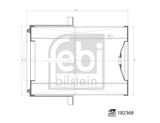 Filtru aer FEBI BILSTEIN 182368