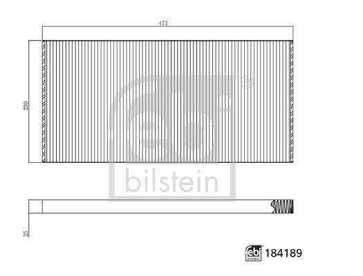 Filtru polen FEBI BILSTEIN 184189