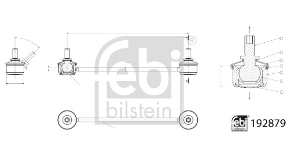 Bieleta antiruliu FEBI BILSTEIN 192879