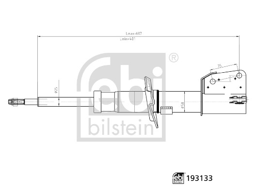Amortizor FEBI BILSTEIN 193133