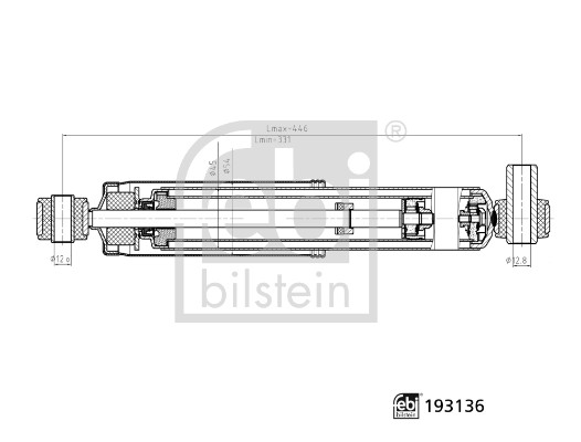 Amortizor FEBI BILSTEIN 193136