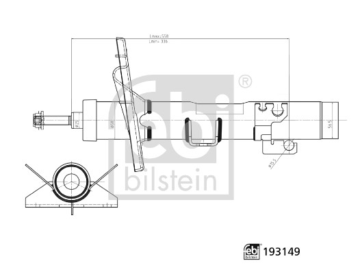 Amortizor FEBI BILSTEIN 193149