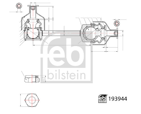 Bieleta antiruliu FEBI BILSTEIN 193944