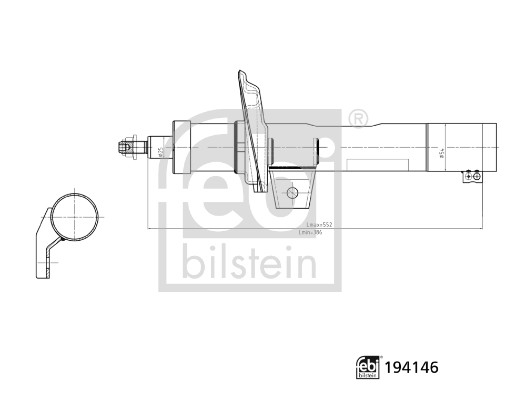 Amortizor FEBI BILSTEIN 194146