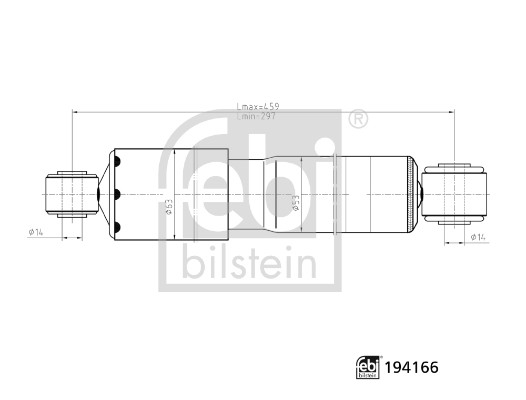 Amortizor FEBI BILSTEIN 194166