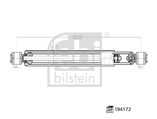 Amortizor FEBI BILSTEIN 194172