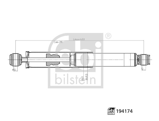 Amortizor FEBI BILSTEIN 194174