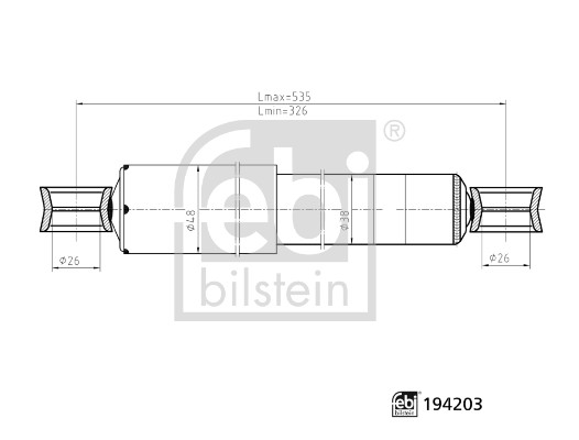 Amortizor FEBI BILSTEIN 194203