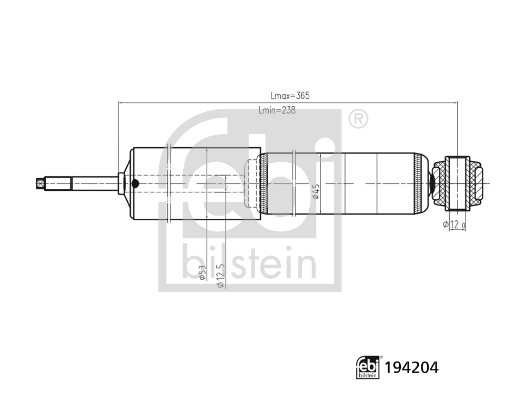 Amortizor FEBI BILSTEIN 194204