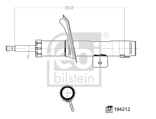 Amortizor FEBI BILSTEIN 194212