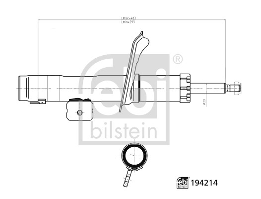 Amortizor FEBI BILSTEIN 194214
