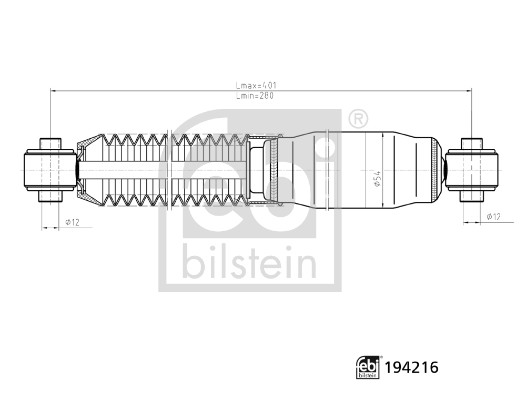 Amortizor FEBI BILSTEIN 194216