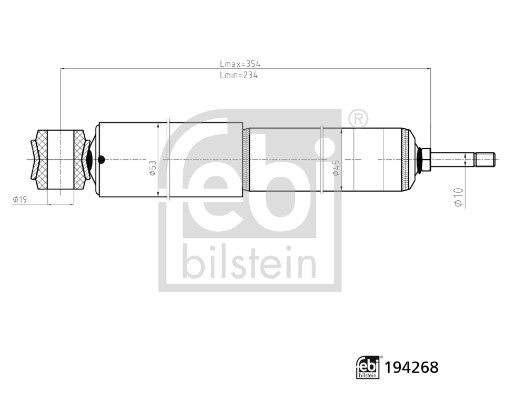 Amortizor FEBI BILSTEIN 194268
