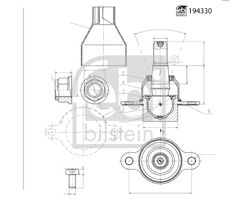 Pivot FEBI BILSTEIN 194330
