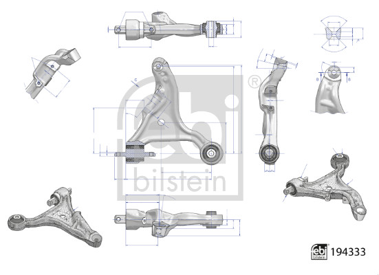 Brat suspensie roata FEBI BILSTEIN 194333