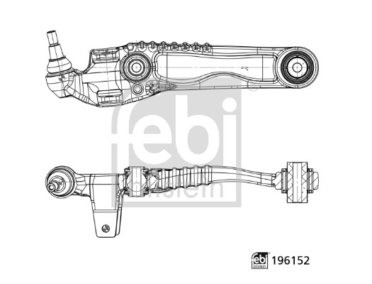 Brat suspensie roata FEBI BILSTEIN 196152