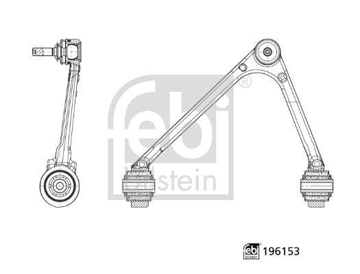 Brat suspensie roata FEBI BILSTEIN 196153