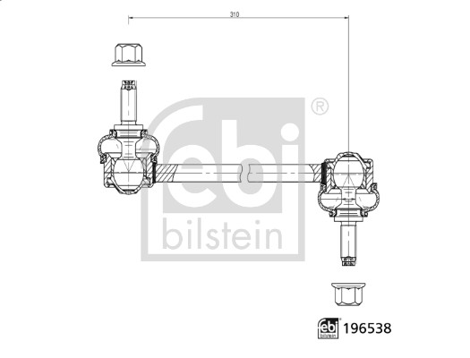Bieleta antiruliu FEBI BILSTEIN 196538