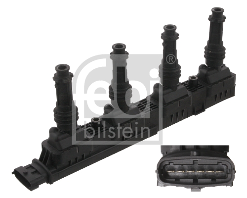Bobina de inductie OPEL CORSA C Caseta/ Hatchback (X01) 1.2 16V (F08, W5L)  benzina 75 cai FEBI BILSTEIN 33663