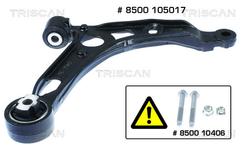 Brat suspensie roata TRISCAN 8500 105017