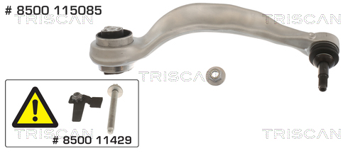 Brat suspensie roata TRISCAN 8500 115085