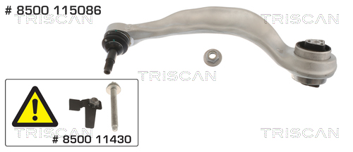 Brat suspensie roata TRISCAN 8500 115086