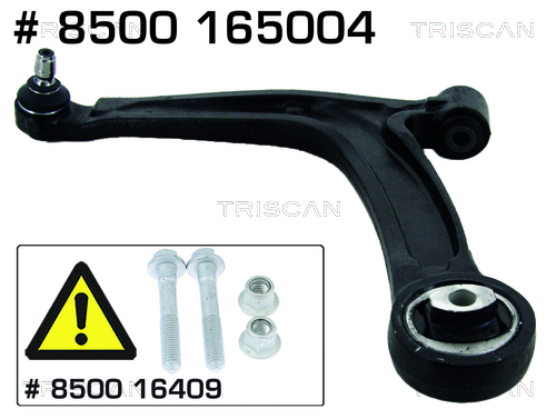Brat suspensie roata TRISCAN 8500 165004