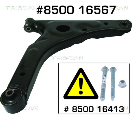 Brat suspensie roata TRISCAN 8500 16567