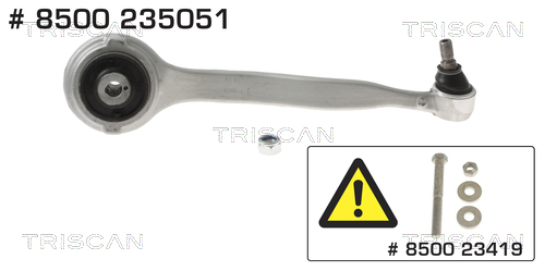 Brat suspensie roata TRISCAN 8500 235051
