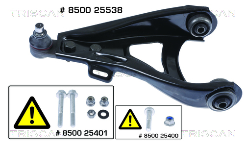 Brat suspensie roata TRISCAN 8500 25538