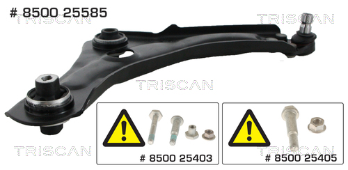 Brat suspensie roata TRISCAN 8500 25585