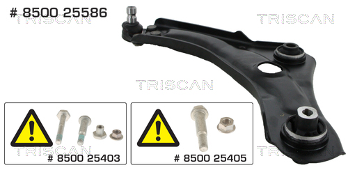 Brat suspensie roata TRISCAN 8500 25586