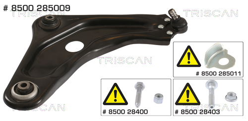 Brat suspensie roata TRISCAN 8500 285009