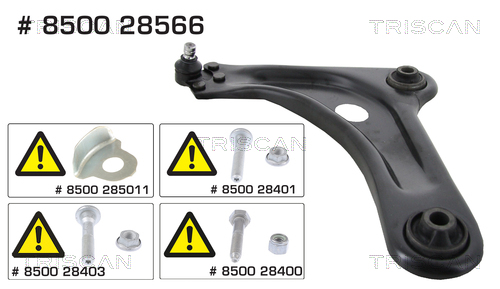 Brat suspensie roata TRISCAN 8500 28566