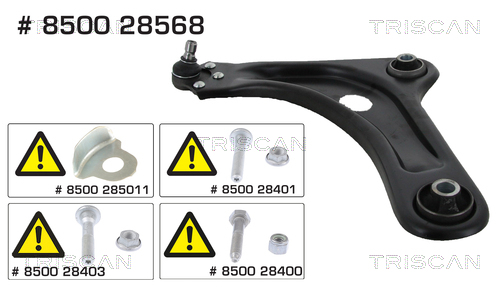 Brat suspensie roata TRISCAN 8500 28568