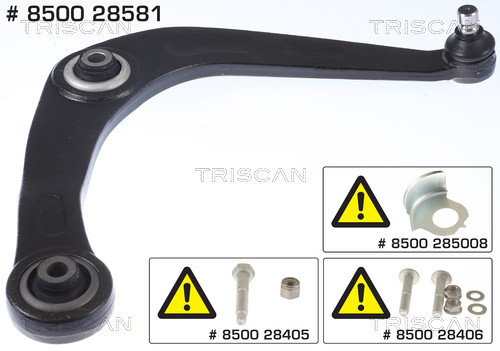 Brat suspensie roata TRISCAN 8500 28581