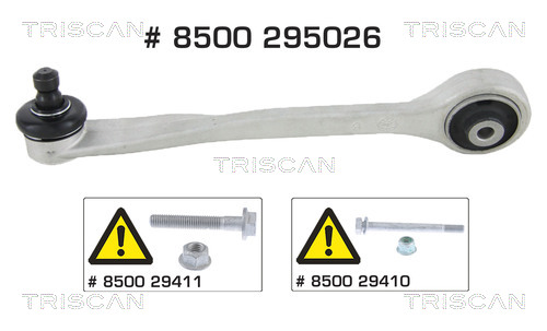 Brat suspensie roata TRISCAN 8500 295026