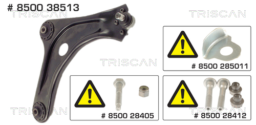 Brat suspensie roata TRISCAN 8500 38513