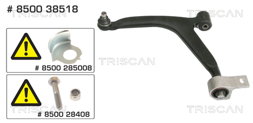 Brat suspensie roata TRISCAN 8500 38518